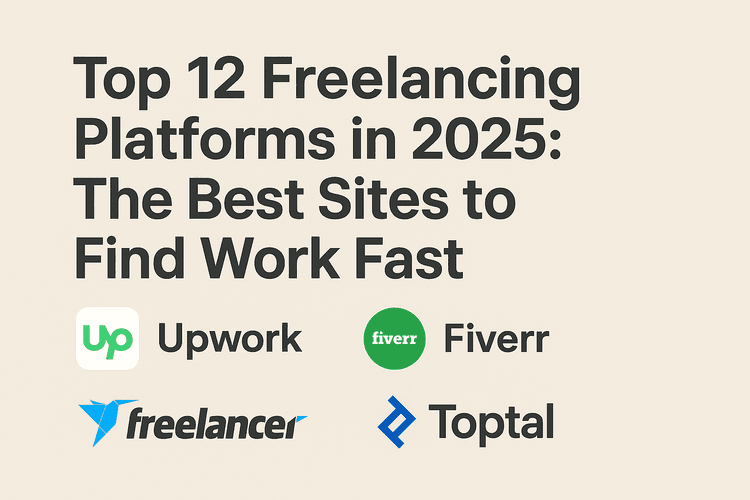 Ghazna Dev 12 Freelancing Platforms in 2025: The Best Sites to Find Work Fast